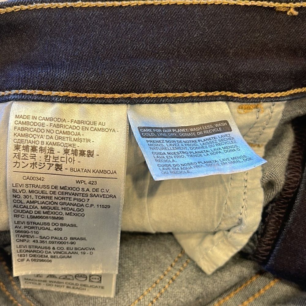 Levi’s 720 high rise super skinny women’s jeans size 28, excellent condition. - Picture 5 of 8